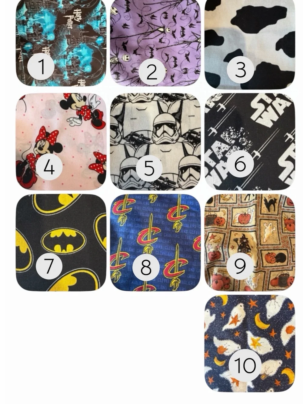 Kids Halloween Trick-or-Treat Tote Bag in Multiple Fabric Options
